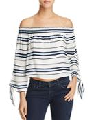 Lovers And Friends Dream Lover Off-the-shoulder Stripe Top