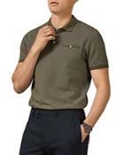 Ted Baker Dya Textured Jersey Regular Fit Polo Shirt