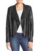French Connection Armide Faux-leather Moto-inspired Jacket