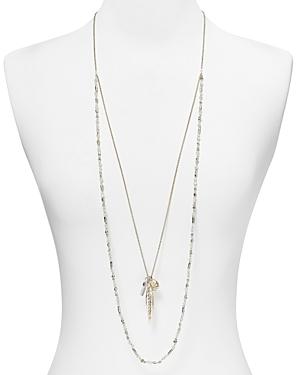 Chan Luu Dual Layer Beaded Necklace, 43