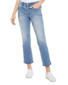 Nydj Waist Match Marilyn High Rise Straight Ankle Jeans In Everly