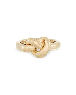 Adina Reyter 9k Yellow Gold Chunky Tube Knot Ring