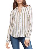 L'agence Holly Chain Print Blouse