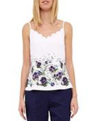 Ted Baker Entangled Enchantment Scalloped Camisole Top