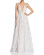 Aidan By Aidan Mattox Embroidered Mesh Gown - 100% Exclusive