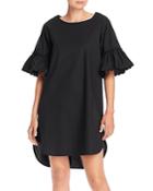 See By Chloe Embroidered Sleeve Shift Dress