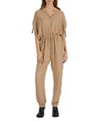 Atm Anthony Thomas Melillo Crepe Georgette Jumpsuit