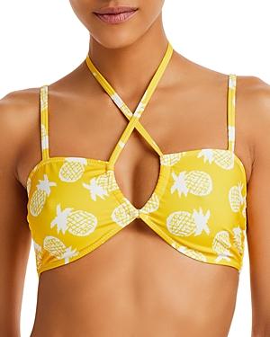 Aqua X Studio 189 Triangle Print Bikini Top - 100% Exclusive