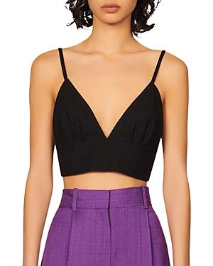 Sandro Cannes Crop Top