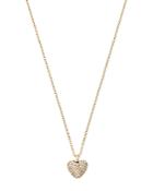 Michael Kors Pave Heart Pendant Necklace, 16l