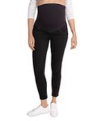 Ingrid & Isabel Maternity Crossover Panel Skinny Jeans In Black