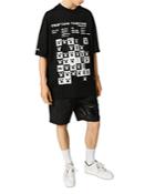 Lacoste L!ve Collab Minecraft Oversized Fit Graphic Tee
