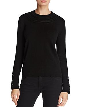Burberry Carapelle Braided Neck Cashmere Sweater