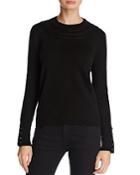 Burberry Carapelle Braided Neck Cashmere Sweater