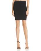 T By Alexander Wang Contrast-trim Pencil Skirt