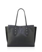 Anne Klein Julia East/west Studded Leather Tote