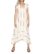 B New York Printed Midi Dress
