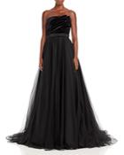 Tadashi Shoji Strapless Ball Gown