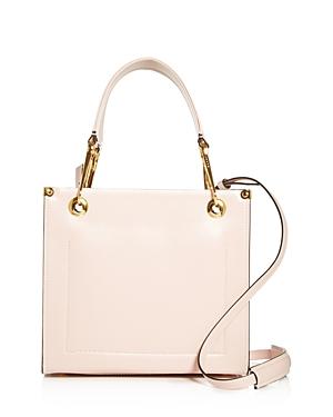 Marni Squared Snap Link Grip Small Leather Tote