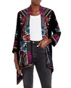 Johnny Was Tinasha Velvet Embroidered Jacket