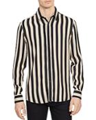 Reiss Kase Block-striped Slim Fit Button-down Shirt