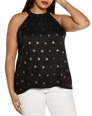 Belldini Plus Sleeveless Halter Top