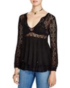 Free People Angel Days Knit Top