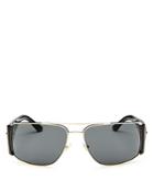 Versace Collection Men's Brow Bar Square Sunglasses, 63mm