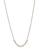 Zoe Chicco 14k Yellow Gold Prong Diamond Link Collar Necklace, 14-16