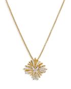 David Yurman 18k Yellow Gold Angelika Diamond Maltese Pendant Necklace, 15-17