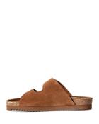 Zadig & Voltaire Women's Alpha Grunge Double Strap Slide Sandals