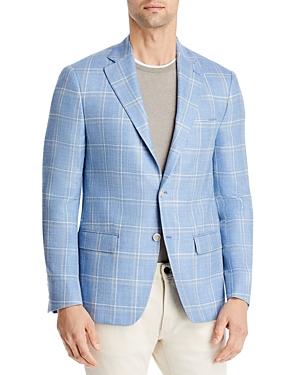 Robert Graham Basketweave Windowpane Slim Fit Sport Coat