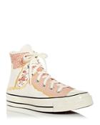 Converse Women's Chuck 70 Embroidered Floral High Top Sneakers
