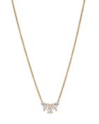 Nadri Wren Mixed Cubic Zirconia Statement Necklace In 18k Gold Plated, 15-18