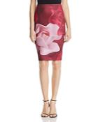 Ted Baker Brittah Porcelain Rose Neoprene Skirt - 100% Exclusive