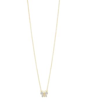 Freida Rothman Butterfly Pendant Necklace, 16-18