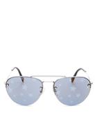 Miu Miu Women's Mirrored Brow Bar Aviator Sunglasses, 59mm