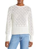Rebecca Taylor High Twist Cotton Pullover Sweater