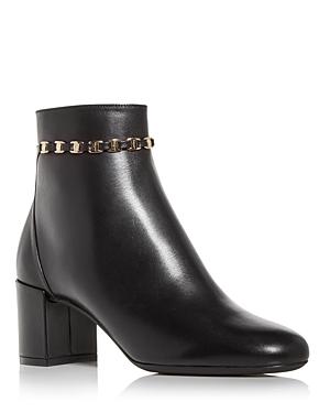 Salvatore Ferragamo Women's Ghila High Block Heel Booties