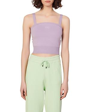 Sandro Abeline Sweater Tank Top