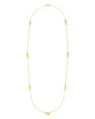 Dinh Van 18k Yellow Gold Menottes Station Necklace, 34.6