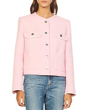 Sandro Diana Tweed Jacket