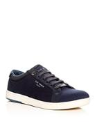 Ted Baker Ternur Printed Canvas Lace Up Sneakers