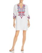 Johnny Was Laurelle Embroidered Tunic Dress