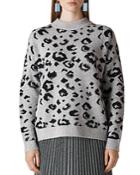 Whistles Leopard-print Sweater