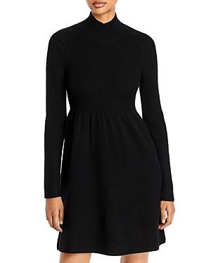 Rebecca Taylor Fit & Flare Merino Wool Dress