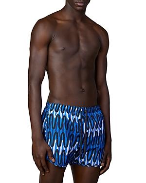 Neil Barrett Scribble Print Swim Trunks
