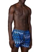 Neil Barrett Scribble Print Swim Trunks