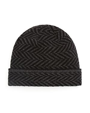 The Men's Store At Bloomingdale's Wool-cashmere Chevron Beanie