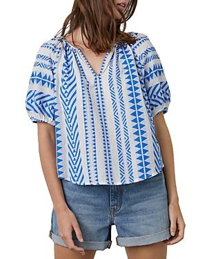 Velvet By Graham & Spencer Zaria Boho Raglan Top